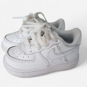 Baby Nike air force white sneakers size 3